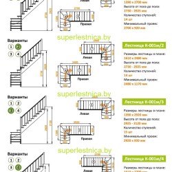 схемы лестниц из сосны