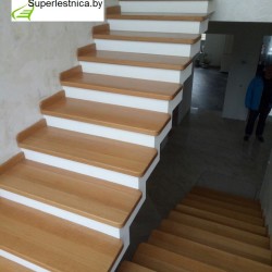 обшивка бетонной лестницы